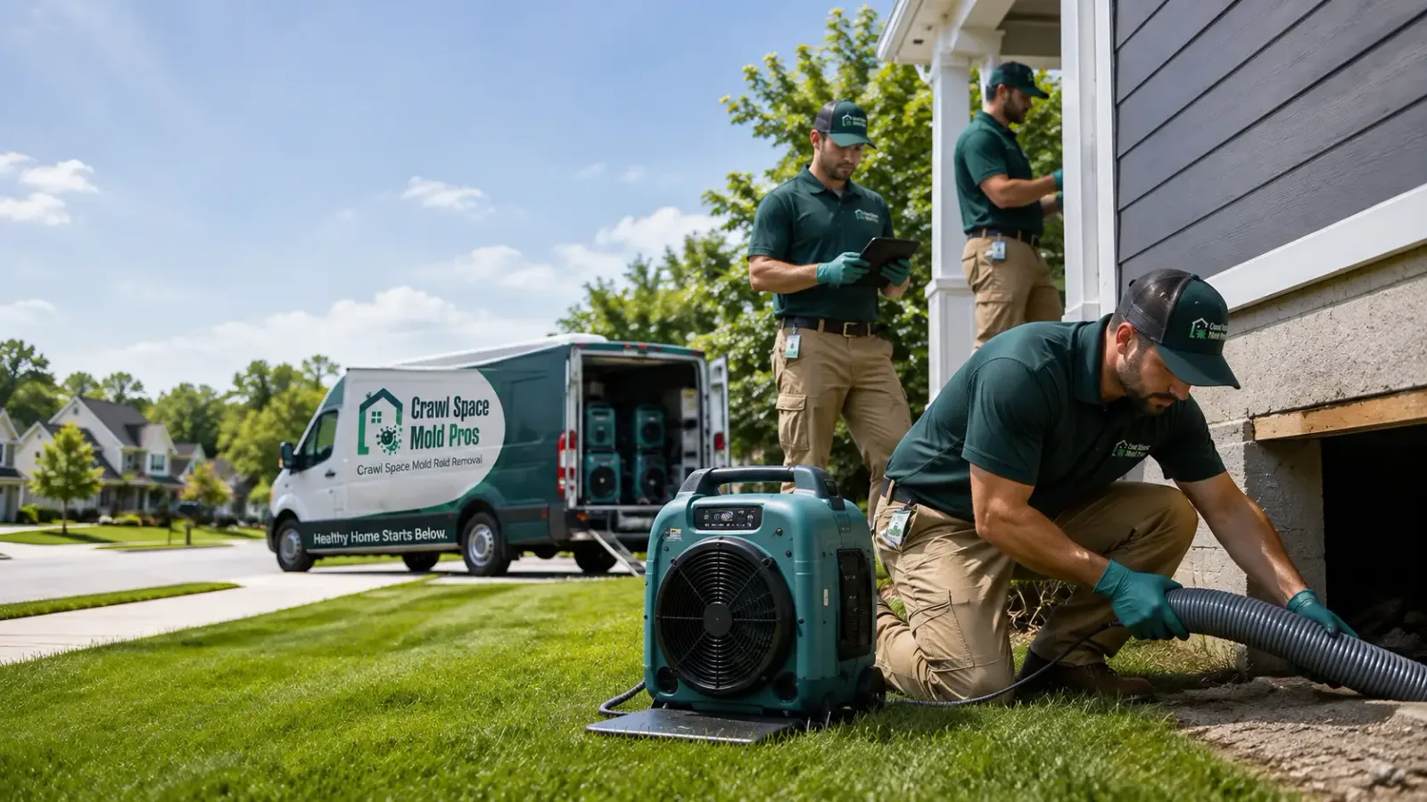 Crawl Space Mold Removal in West Long Branch, NJ